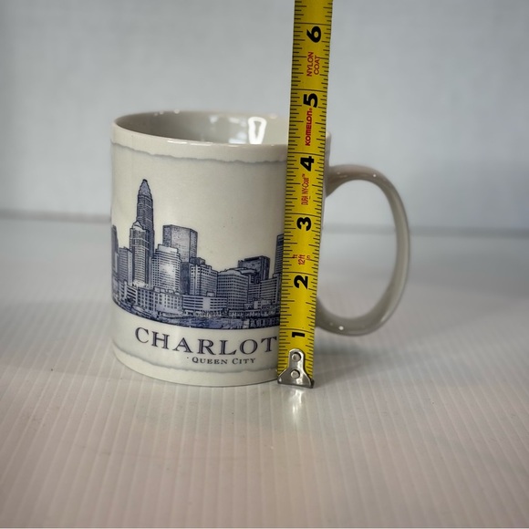 2008 Starbucks- Charlotte NC City Mug Architect design style 18oz -Ceramic Cup - Picture 8 of 9